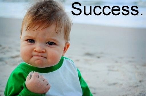baby fist pump success