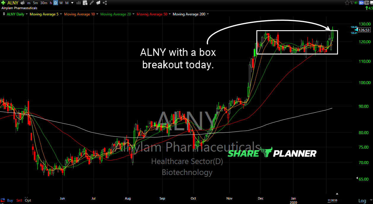alny chart