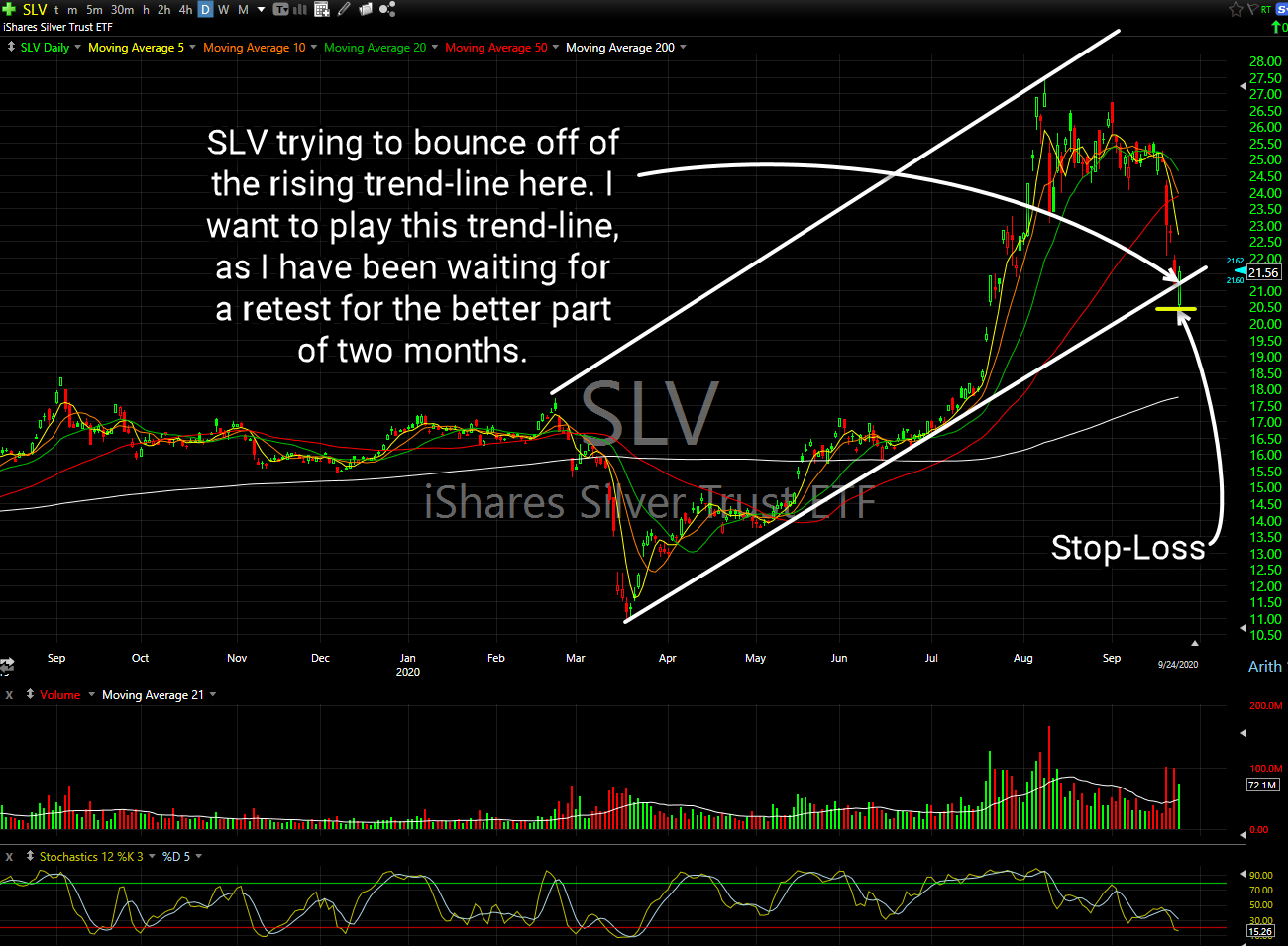 slv long setup