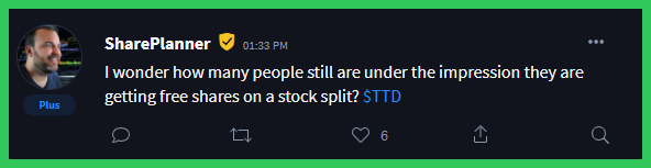 ttd stock split
