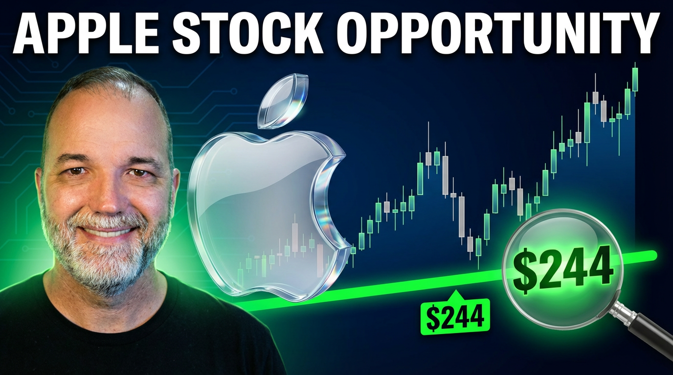 Apple (AAPL) earnings report and the technical analysis on its stock chart.