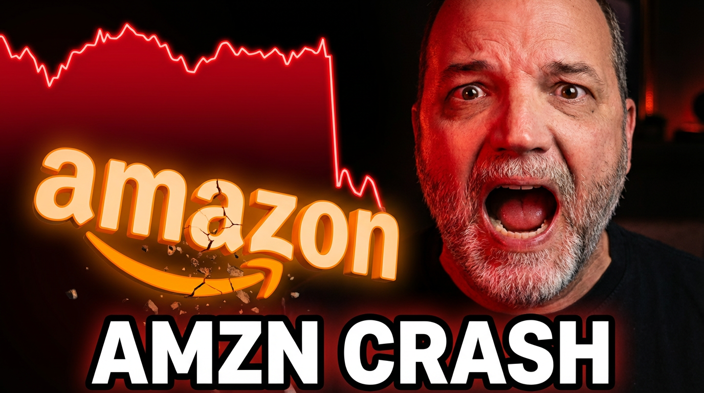 Amazon (AMZN) earnings crash on its stock chart.